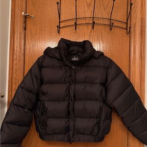 ALO Yoga Black Quilted Jacket